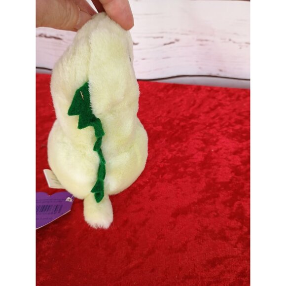 Dinky the Yellow Dinosaur Puffkins by Swibco Stuffed Plush Toy - Picture 4 of 6